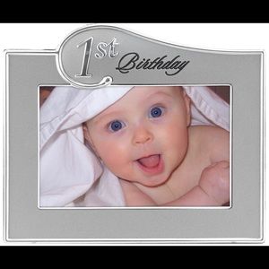 Baby’s first birthday frame.